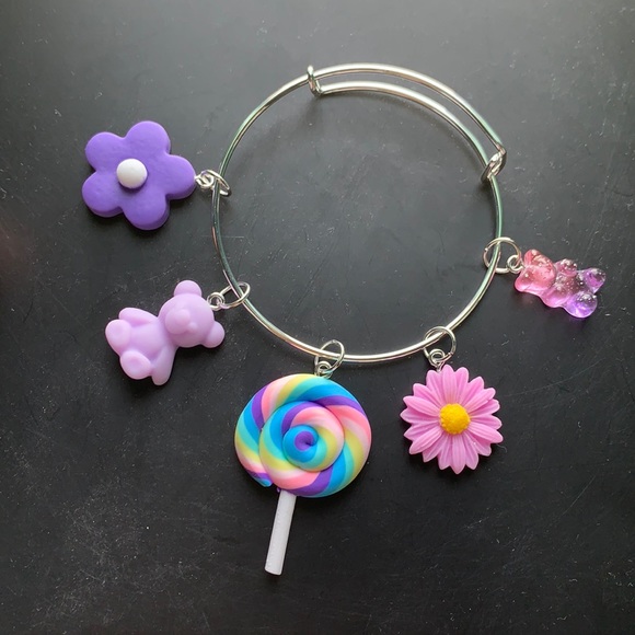 Hand Crafted Jewelry - Purple bangle